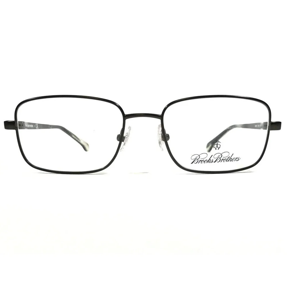 Brooks Brothers Eyeglasses Frames BB1019 1616 Grey Square Full Rim 51-17-140
